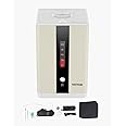 VEVOR Hydrogen Inhalation Machine, 99.99% High Purity Hydrogen Inhaler, HO-Separated 225ml/min (150 H+75 O) Dual Port Hydrogen Oxygen Inhaler, Hydrogen-Rich Water Generator for Home Travel