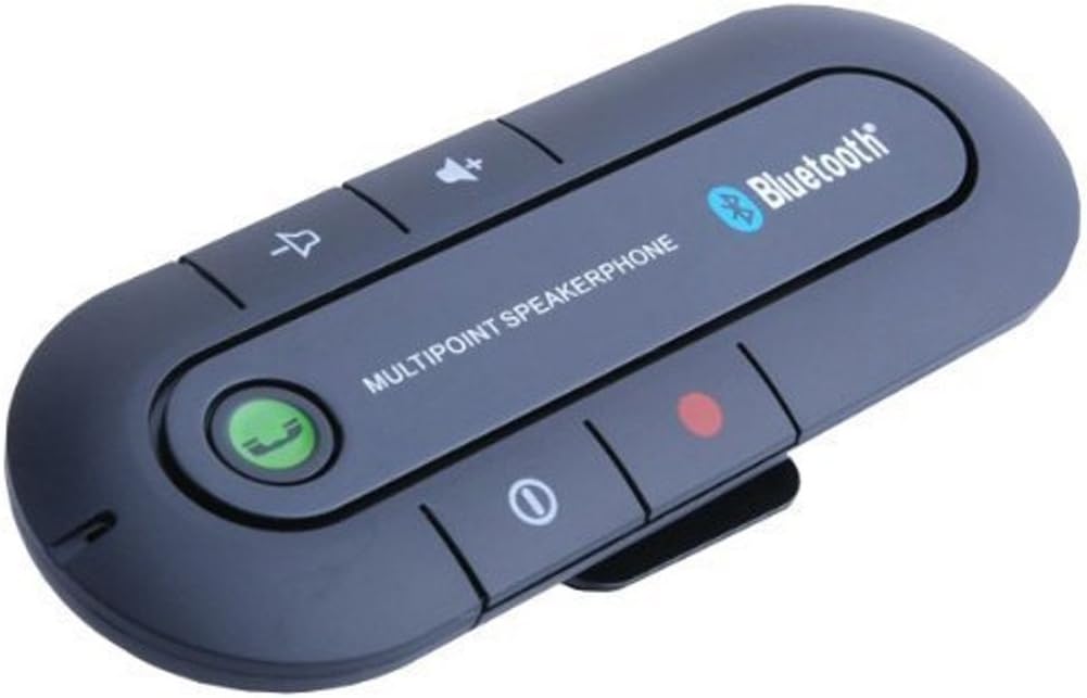 Probeatz Multipoint Wireless Bluetooth Hands-Free Speakerphone Car Bluetooth Kit with Hands-Free Sun Visor Magnetic Clip Portable