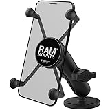 RAM MOUNTS X-Grip Large Phone Mount with Drill-Down Base RAM-B-138-UN10 with Medium Arm