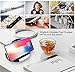 Wireless Charger,Kingtech Adjustable Stand Fast Wireless Charger Phone Wireless Accessories for Samsung Galaxy Note 8 S8 S8 Plus ,Standard Charge for Apple iPhone X / 8 / 8 Plus(Black stand)