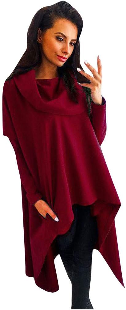 Womens Pullover Long Sleeve Casual Hoodie Sweatshirt Crop Top Drawstring T-Shirt Tops