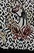 Ed Hardy Womens Panther Knit Scarf -Off White/Black