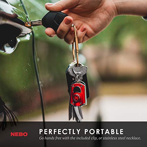 NEBO MYCRO USB Rechargeable LED Keychain Light, Tactical Keyring