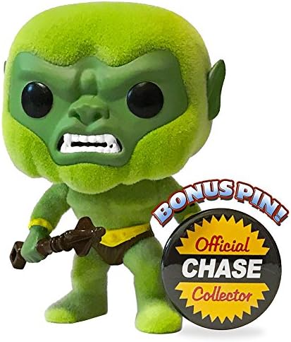 Funko Pop! Masters Of The Universe MOTU (He-Man Series) Limited Edition MOSS MAN Flocked Vinyl Action Figure # 568 in Protective Box with Exclusive Collectible Chase Pin