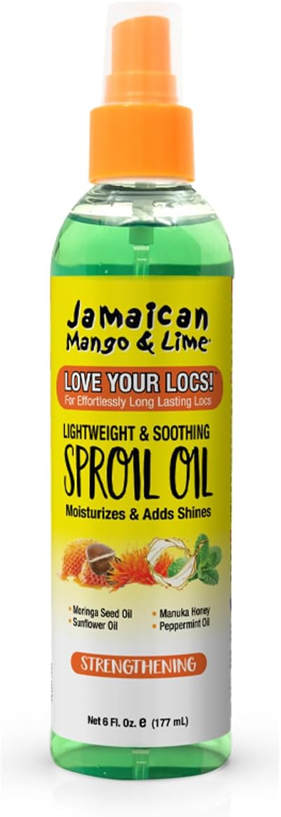 Jamaican Mango & Lime Sproil Spray Oil 177ml Moringa Honey for Locks & Scalp