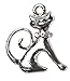 Handmade Cat Charms with Crystal Accents - 6 Pack of Assorted Cat Charms (Exclusive Offer)