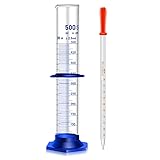 Thick Glass Graduated Cylinder Measuring Liquid Lab