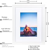 Scholar Tree White 10x8 Photo Frames Set of 4 Wooden MDF Frames view 3