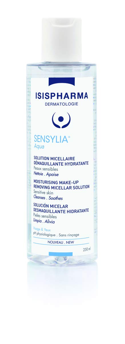 ISISPHARMA SENSYLIA AQUA 2500 ml - Micellar warter Cleansing Solution - Gently cleanses, moisturises and soothes feelings of discomfort - Sensitive and Dehydrated Skin - Makeup remover -Made in France