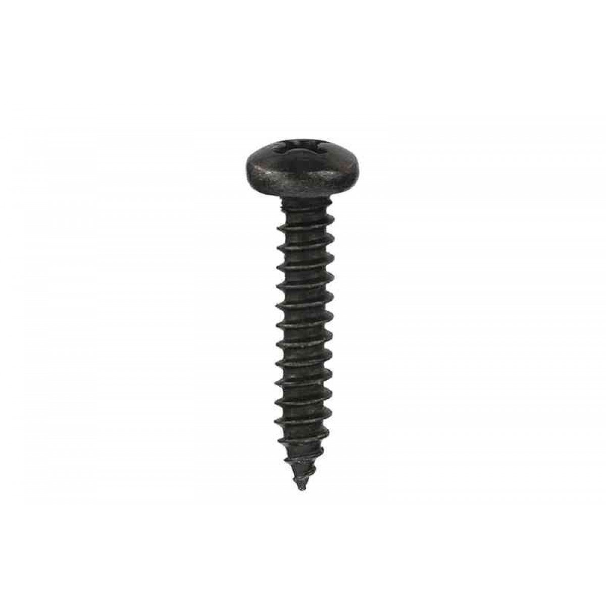 Masidef: Member of the Würth Group DY4074219 30 Black Galvanized Self Tapping Screws, Cylindrical Head, 4.2x19M