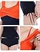 Womens Two Piece Bathing Suits Swimsuit,Fashion Ruched Swimming Dress, Large, Navy(two Piece Swimsuits)