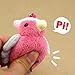 Bird Plush Doll Cell Phone Charm (Cockatiel/Gray)