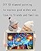 DIY 5D Diamond Painting Kits for Adults and Kids Full Drill Cross Stitch Crystal Rhinestone Embroidery Pictures Arts Craft for Home Wall Decor Gift Walking in The Rain