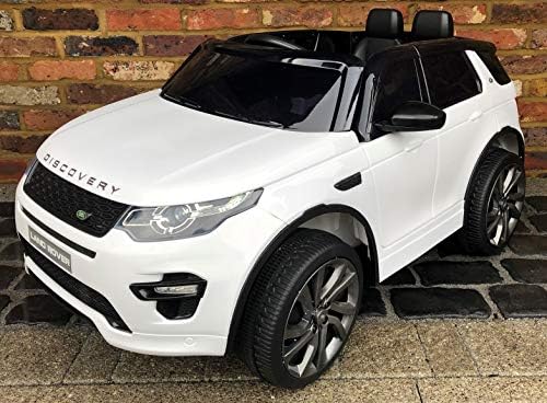 Epic Play Ltd Licensed Kids Land Rover Discovery Range Rover HSE Sport 12v Electric Battery Ride on car - White