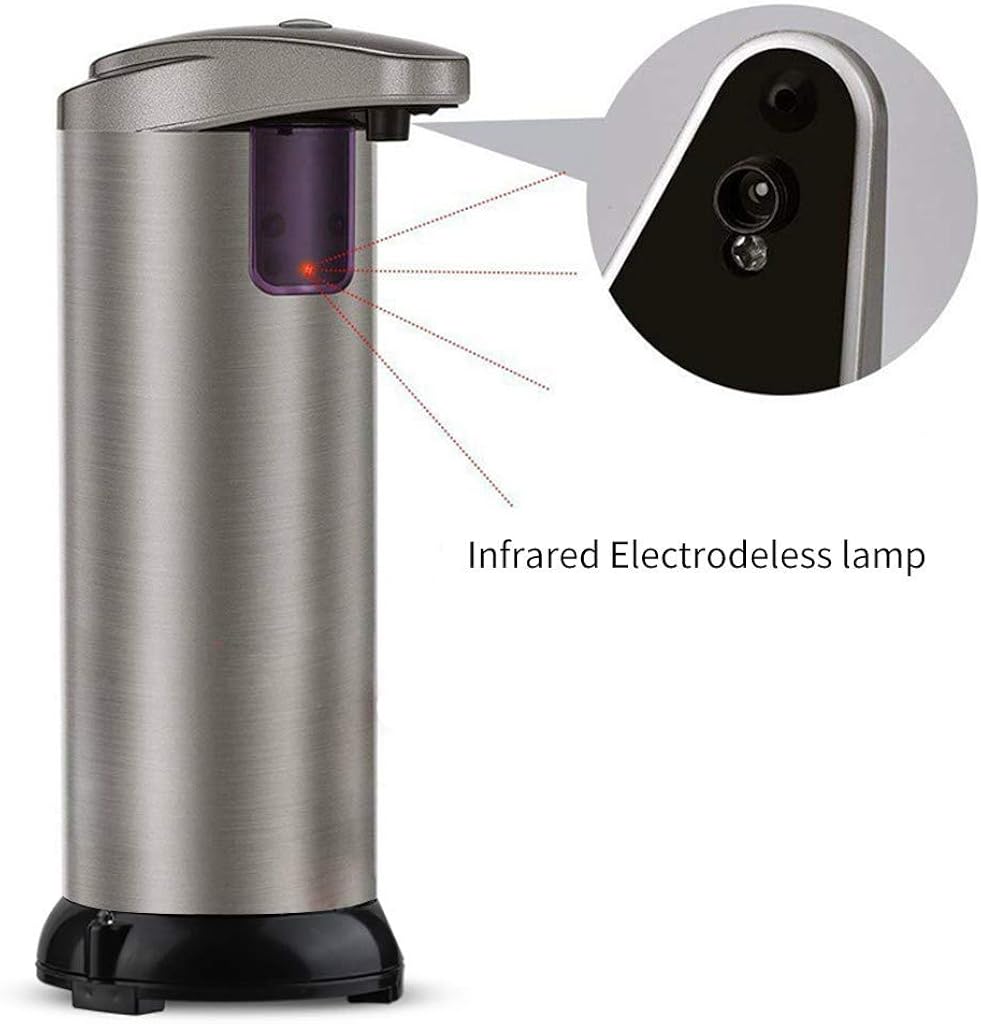 JSPOYOU Touchless Automatic Soap Dispenser Liquid Hands-free Auto Hand Soap Dispenser: Clothing