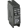 EATON CORPORATION Eaton Br2020 Single Pole Tandem, 120V, 2-20-Amp Circuit Breaker, Pack of 1, Black