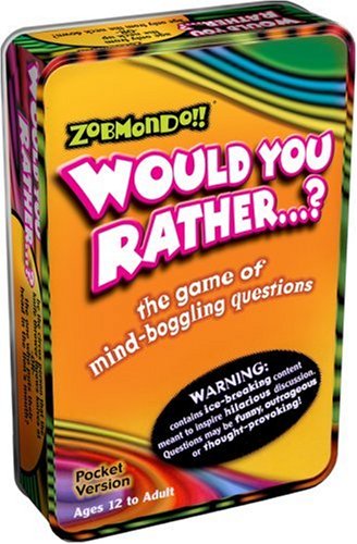 Zobmondo Would You Rather? Pocket Travel Version - Classic