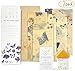 ENEY Premium Organic Beeswax Wraps | 7 Pack Eco-Friendly Reusable Food Wrap | Extra Large Set 1 Bread Wrap, 2 Large with Button and Tie, 2 Medium, 2 Small, Wax Replenisher…