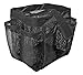 Attmu Shower Caddy, Quick Dry Shower Tote Bag, Bath Organizer - Perfect For College Dorm, Large Pockets to Carry Your Bathroom Accessories, Convenient and Durable, Black