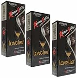 Kamasutra Long Lasting Condom (Set of 3, total 36 condoms)