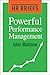 Powerful Performance Management - Book by John Mattone