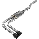 Flowmaster 717787 FlowFX Cat-Back Exhaust Kit Dual 2.5 Inch Stainless Steel 4 Inch Black Ceramic Tips Compatible with 2014-2019 Classic Body Chevy Silverado GMC Sierra 1500 Crew Double Cab 4.3L 5.3L