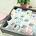 Xin store White Honeycomb Drawer Organizers Dividers for Underwear Socks Bras Ties Belts Scarves, 3 set x Cabinet Clapboard (included 24 pieces)