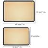 Silicone Baking Mats - Set of 2 Non-Slip Washable Reusable Baking Tray, Heat-Resistant Cooking Bakeware Mat, BPA Free…