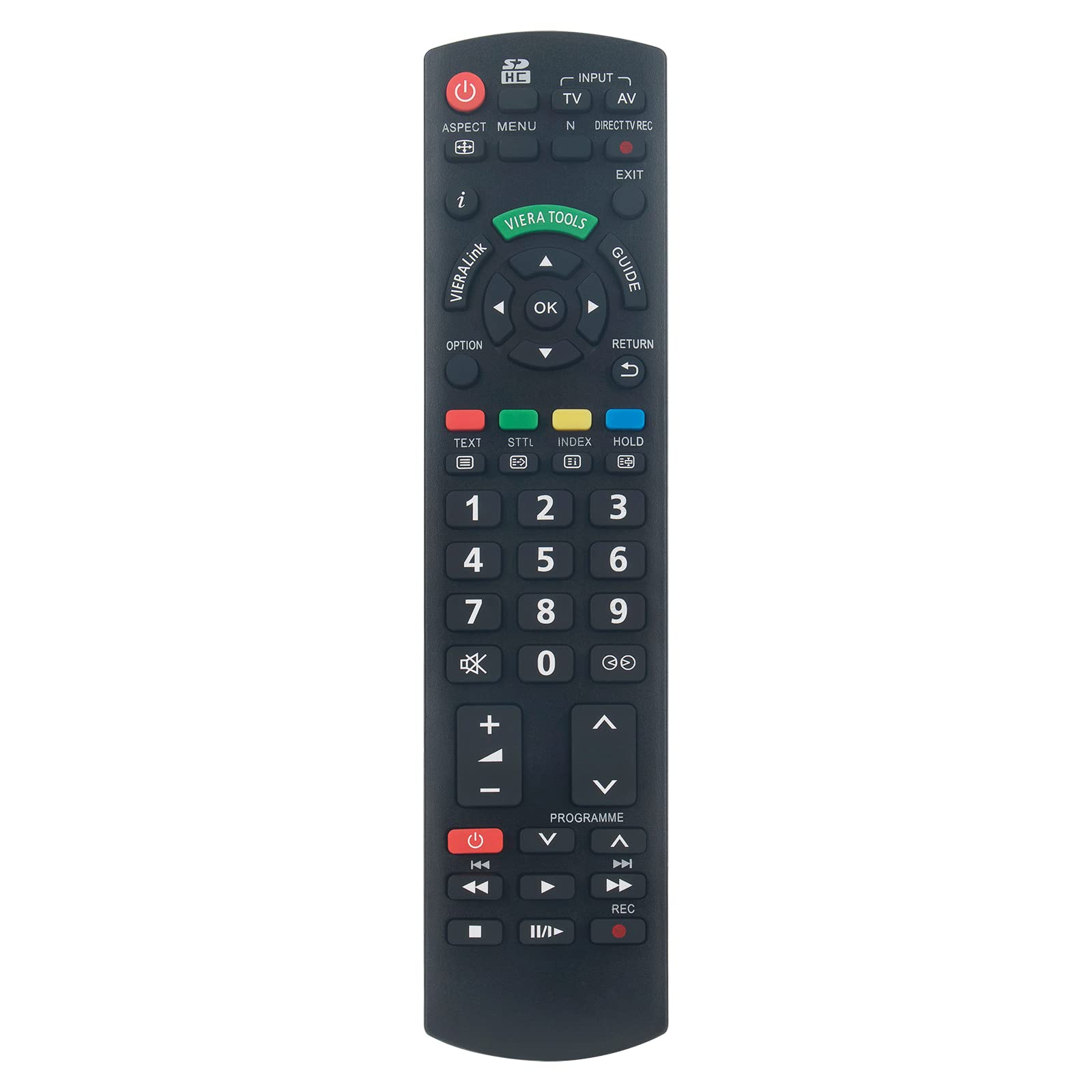 AULCMEET N2QAYB000328 Replacement Remote Compatible with Panasonic 4K OLED Smart TV TXL19C20EW TX-L19C20B TX-L19C20BW TX-L19C20EW TX-L19X10B TX-L19X10BW TX-L19X10E TX-L19X10EW TX-L26C10B TX-L26C10E