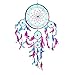 Dream Catcher ~ Handmade Traditional Aqua Blue, Pink & Purple 8.5