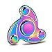 Evermarket Spinner Fidget EDC ADHD Focus Toy, Pure Zinc Metal Alloy Hand Spinner Fidget Toy Ultra Durable High Speed 2-5 Min Spins,Rainbow Color