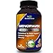 Menopause Relief Pills - Helps Relieve Hot Flashes + Night Sweats + Mood Swings - Natural Menopause Support - Can Restore Hormone Balance - Contains Sage + Black Cohosh + Red Clover - Biogreen Labs