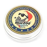 BlueZOO Beard Balm Leave-in Conditioner for Men Care Made with Natural and Organic Ingredients-2OZ Sandalwood Scent