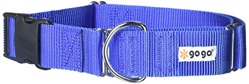 GoGo Pet Products Martingale Gentle Training Collar, X-Large, Blue