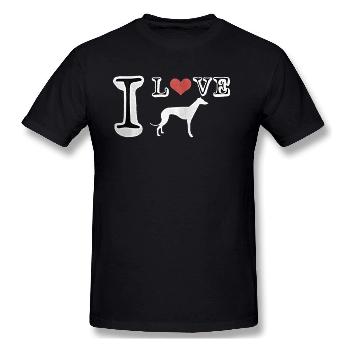 Qiyi S I Love Greyhound Dog Cool Short Sleeve Tshirts 5534 Jznovelty