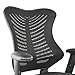 Poly and Bark Correna Drafting Chair in Mesh, Black