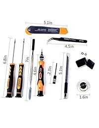 Eeekit Precision 45 en 1 Juego de destornilladores Kit de reparación de herramientas de mantenimiento para iPhone, iPad, Samsung, Tablet, portátil y otros dispositivos electrónicos (45 en 1)