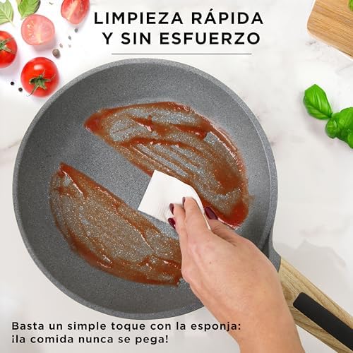 Conjunto de utensílios de indução Evolution, fogão antiaderente, fogões de indução e todos os tipos de placas (15 peças)