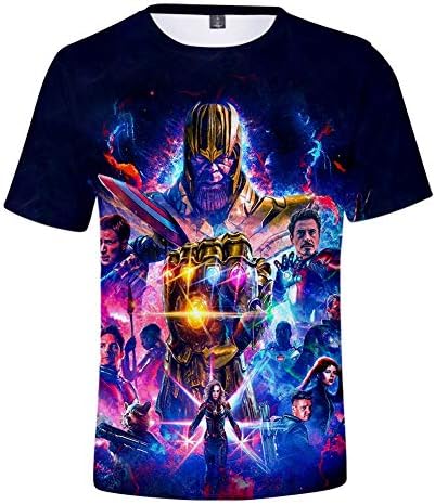 Unisex 3D Avenger's Endgame T-Shirt | Premium Superhero Shirt Casual Tees