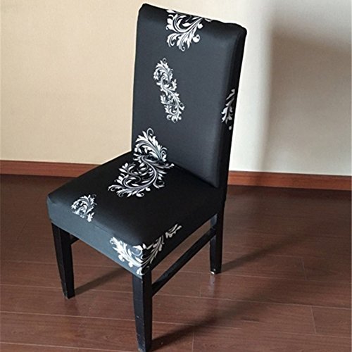 BleuMoo Multicolor Optional Soft Contracted Hotel Home Elastic Chair Cover (Pattern 2) - Thumbnail 4