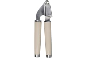 KitchenAid - Stainless Steel Classic Garlic Press, Soft-Grip Handle, Removable Basket, Ideal for Effortless Garlic & Shallot 