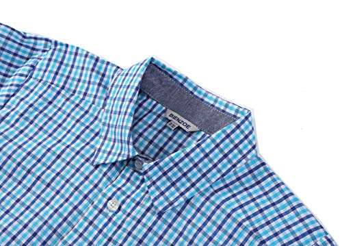 3 Bienzoe+Cotton+Button+Sports+Shirts