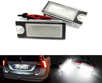 volvo s60 number plate bulb