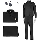 Jekubap High School Satoru Cosplay Costume Uniform for Men, Satoru Cosplay Set
