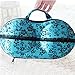 Sunward Polka Dot Floral Protect Bra Underwear Lingerie Case Travel Storage Bag (Blue floral)