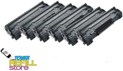 Toner Refill Store ™ 6PK Compatible Toner Cartridge for Canon 125 CRG-125 3484B001AA ImageClass LBP6000 MF3010 MF-3010