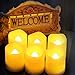 SELS LED Flameless Candles-Soft Flickering Votive Battery Operated Candles, LED Candles, Flameless Candle Set, Votive Candles, Wedding Decor, Votive Style, Pack of 6, Batteries included