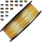 Melca 1.75 3D Printer Filament PLA 1kg +/- 0.03mm, Yellow Gold (#CDA434)