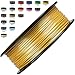 Melca 1.75 3D Printer Filament PLA 1kg +/- 0.03mm, Yellow Gold (#CDA434)