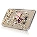 Galaxy S7 Case (Not for Edge) - Mavis's Diary 3D Handmade Bling Crystal Lovely Butterfly Flowers with Shiny Sparkle Rhinestone Diamonds Design Clear Hard PC Cover for Samsung Galaxy S7 (2016)